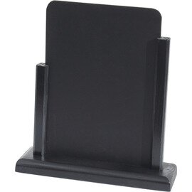 Tischaufsteller • Holz schwarz L 185 mm H 260 mm Produktbild 0 L