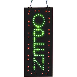 LED Schild,"OPEN", Farbe: grün, 46 x 19,5 cm Produktbild