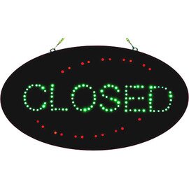 LED Schild,"OPEN" / "CLOSED", umschalbar, Farbe: rot /grün, 68 x 38 cm Produktbild 1 L