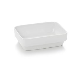 Schale HAMBURG 150 ml Porzellan weiß  L 115 mm x 80 mm H 35 mm Produktbild