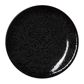 Teller flach Ø 300 mm VIDA NIGHT Porzellan schwarz Produktbild