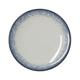 Teller flach Ø 270 mm VIDA MARINA Porzellan blau weiß Produktbild