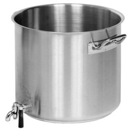 Kartoffelkocher 17 ltr Edelstahl  Ø 280 mm  H 280 mm  | Edelstahlrohrgriffe Produktbild