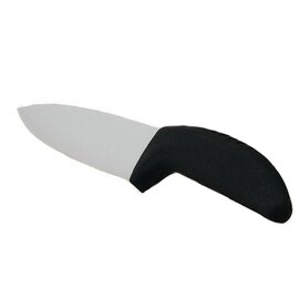Küchenmesser glatter Schliff | schwarz | Klingenlänge 12,5 cm Produktbild