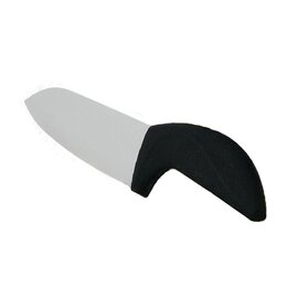 Küchenmesser glatter Schliff | schwarz | Klingenlänge 15,5 cm Produktbild