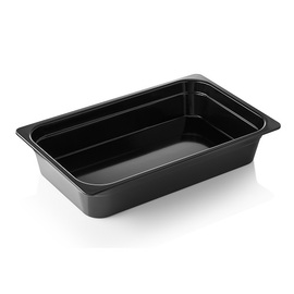 Gastronormbehälter GN 1/1 | GN 65 BLACK | Melamin schwarz H 100 mm Produktbild