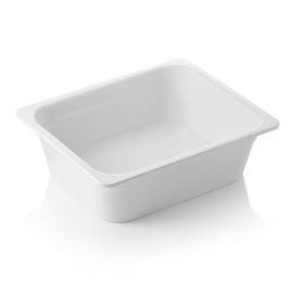 GN Behälter GN 1/2 | GN 65 WHITE | Melamin weiß H 100 mm Produktbild