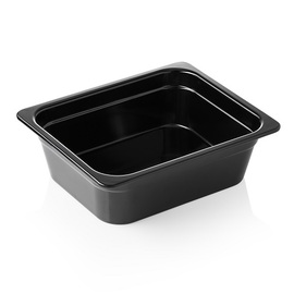 Gastronormbehälter GN 1/2 | GN 65 BLACK | Melamin schwarz H 100 mm Produktbild