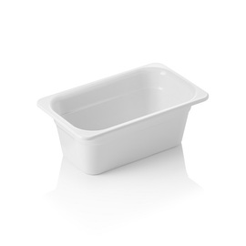GN Behälter GN 1/4 | GN 65 WHITE | Melamin weiß H 100 mm Produktbild