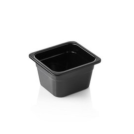Gastronormbehälter GN 1/6 | GN 65 BLACK | Melamin schwarz H 100 mm Produktbild