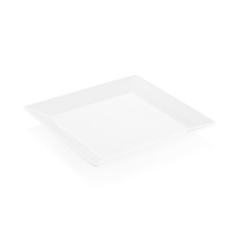 Servierplatte DAY & NIGHT Melamin | quadratisch weiß 370 mm x 370 mm Produktbild