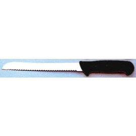 Brotmesser SORA gerade Klinge Wellenschliff | schwarz | Klingenlänge 20 cm Produktbild