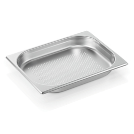 Gastronormbehälter GN 1/2 x 40 mm Bodenlochung | GN 71 Edelstahl Produktbild