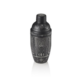 Shaker Tattoo NOCTURN | 500 ml  Ø 85 mm schwarz mit Dekor Produktbild