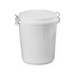 RESTPOSTEN | Zutatenbehälter | Lagerbehälter weiß 70 ltr  Ø 495 mm  H 585 mm Produktbild