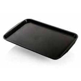 Tablett ABS schwarz rechteckig | 440 mm  x 320 mm Produktbild