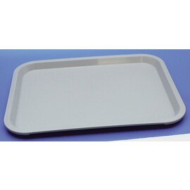 Tablett lichtgrau rechteckig | 455 mm  x 355 mm Produktbild