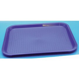 Tablett blau rechteckig | 455 mm  x 355 mm Produktbild