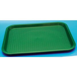 Tablett grün rechteckig | 350 mm  x 270 mm Produktbild