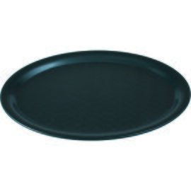 Serviertablett schwarz oval | 290 mm  x 220 mm Produktbild