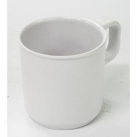 Kaffeebecher 25 cl Melamin weiß Ø 77 mm  H 78 mm Produktbild