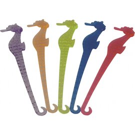 Cocktail-Stirrer Set  • Seepferdchen neonfarben  L 150 mm  | 200 Stück Produktbild