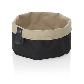 Brottasche Flip Tetron beige | schwarz Ø 170 mm H 110 mm Produktbild