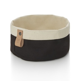 Brottasche Flip Cotton creme | schwarz Ø 170 mm H 100 mm Produktbild