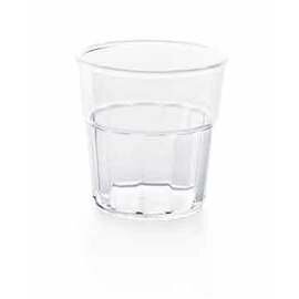 Becher Polycarbonat klar mit Relief 18 cl | Mehrweg Produktbild