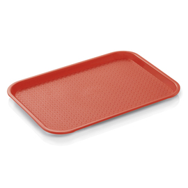 Tablett rot rechteckig | 414 mm  x 304 mm Produktbild