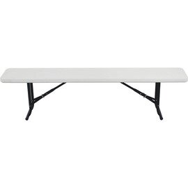 Sitzbank weiß | 1600 mm  x 240 mm Produktbild