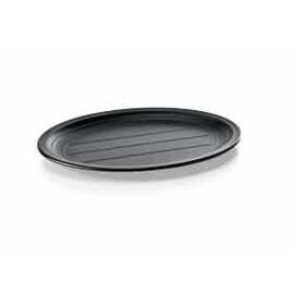 Tablett Kunststoff schwarz oval  L 315 mm  x 230 mm Produktbild