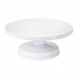 Tortenplatte Kunststoff weiß Ø 310 mm  H 125 mm Produktbild