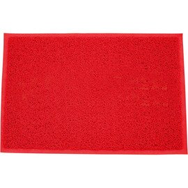 Schmutzfangmatte rutschfest rot | 150 cm  x 120 cm Produktbild