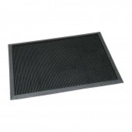 Schmutzfangmatte rutschfest schwarz | 100 cm  x 60 cm  H 1,2 cm Produktbild