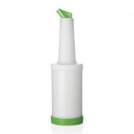 Dosierflasche | Vorratsflasche Kunststoff grün weiß 1000 ml Produktbild