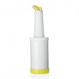 Dosierflasche | Vorratsflasche Kunststoff weiß gelb 1000 ml Produktbild