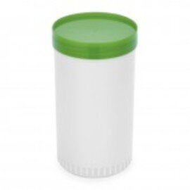 Vorratsbehälter mit Deckel Polypropylen weiß grün 0,85 ltr Produktbild