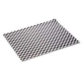 Burgerpapier Wrap & Go weiß | schwarz kariert | 340 mm x 280 mm Produktbild