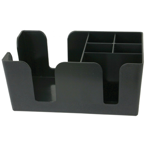 Bar-Caddy tiefschwarz 6 Fächer 240 mm B 150 mm Produktbild