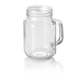 Limobecher CARO Glas mit Henkel 450 ml Produktbild