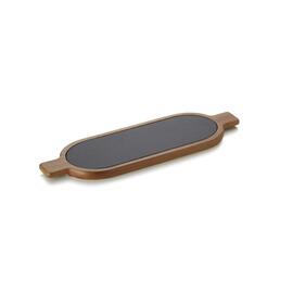 Servierbrett Slate & Serve | Holz | Schiefer | 400 mm x 120 mm H 15 mm Produktbild
