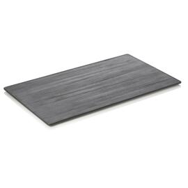 GN Servierplatte MAYA GN 1/1 | Porzellan schwarz L 530 mm x 325 mm H 10 mm Produktbild
