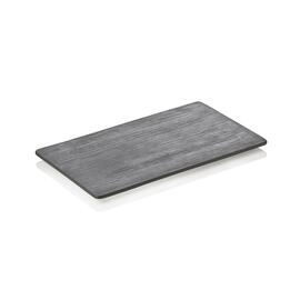 GN Servierplatte MAYA GN 1/4 | Porzellan schwarz L 265 mm x 162 mm H 10 mm Produktbild