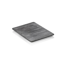Servierplatte MAYA | Porzellan schwarz L 200 mm x 150 mm H 20 mm Produktbild