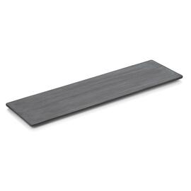 GN Servierplatte MAYA GN 2/4 | Porzellan schwarz L 530 mm x 162 mm H 10 mm Produktbild