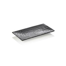 Servierplatte MAYA | Porzellan schwarz | 230 mm x 130 mm H 20 mm Produktbild