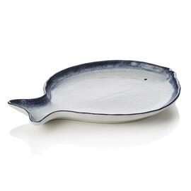 Fischteller Porzellan | weiß | 350 mm x 260 mm H 30 mm Produktbild