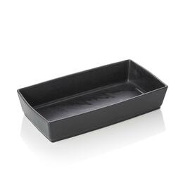 Buffetschale Porzellan schwarz | 350 mm x 185 mm H 70 mm Produktbild