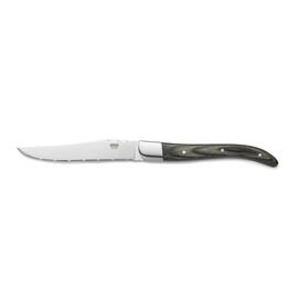 Steakmesser CARLOS | Edelstahl Pakkaholz grau L 230 mm | Klingenlänge 110 mm Produktbild